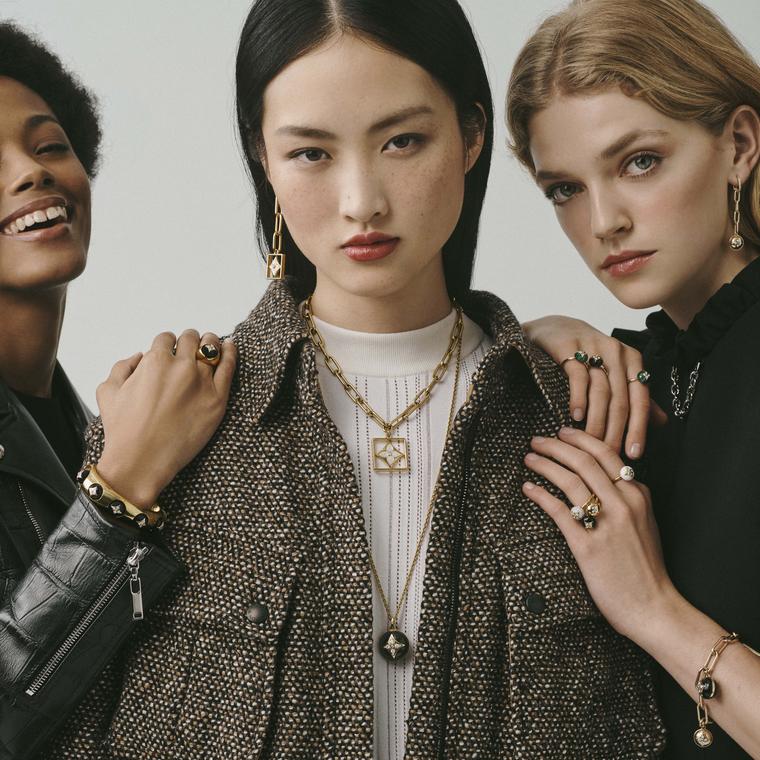 Louis Vuitton B.Blossom jewellery on models