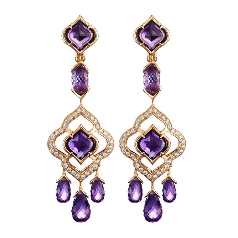 Chopard Imperiale amethyst earrings