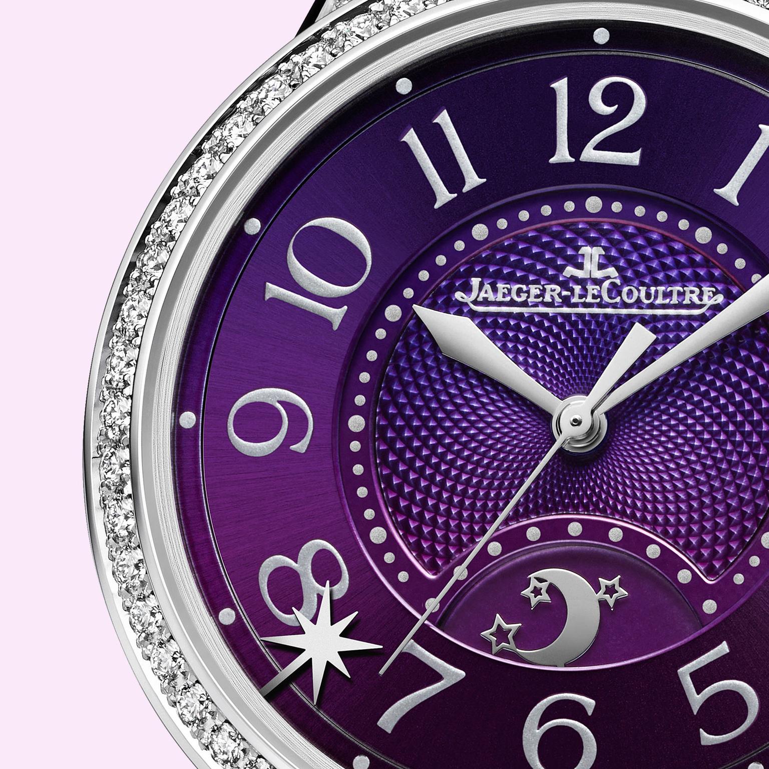 Jaeger-LeCoultre Rendez-Vous Sonatina Large in white gold purple dial