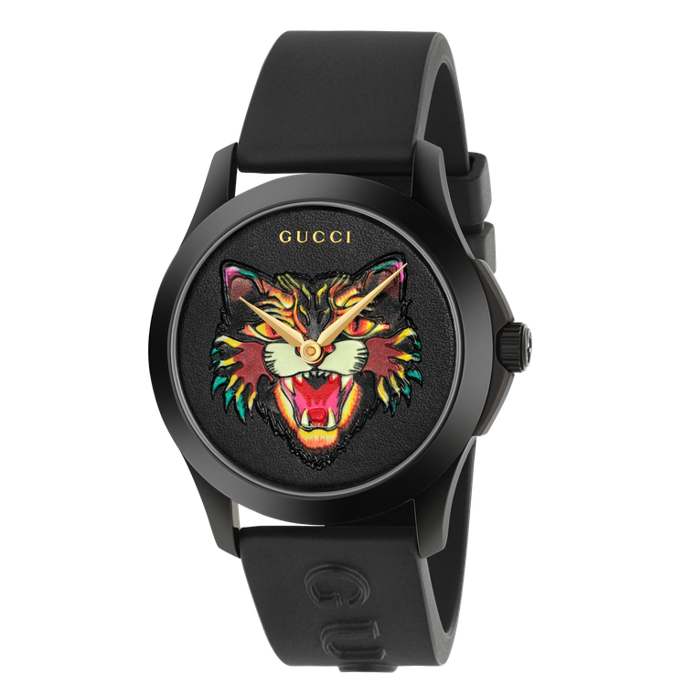 Gucci tiger clearance face watch