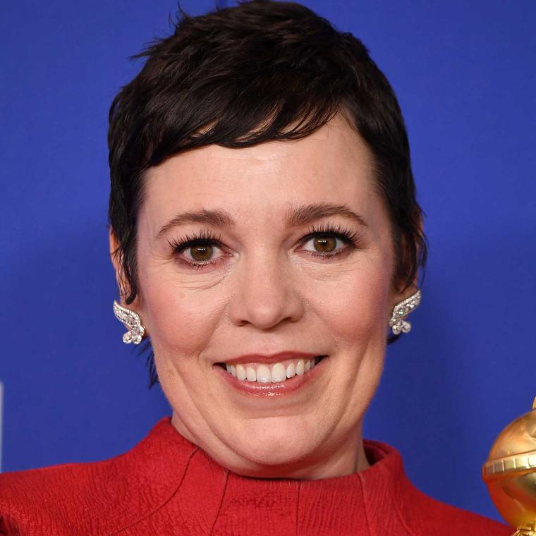 Olivia Coleman Golden Globes Chopard jewels