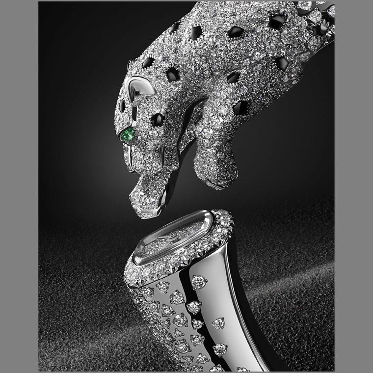 Panthere Bangle watch by Cartier