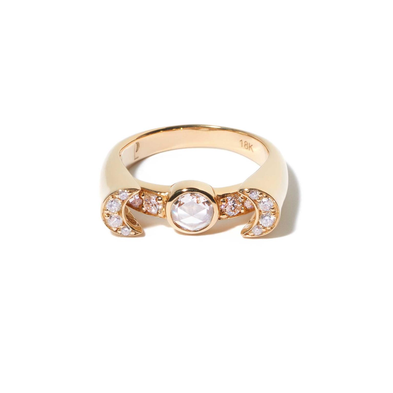 Pamela Love rose-cut diamond ring