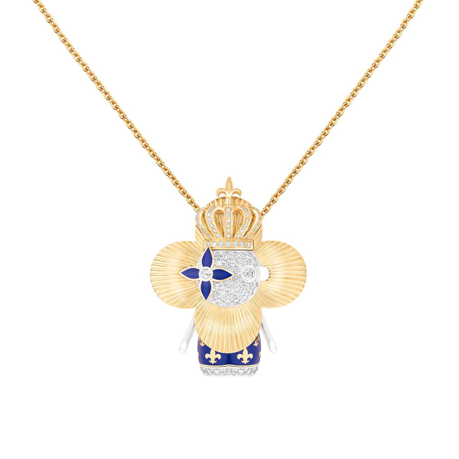 Vivienne Plum Flowers pendant by Louis Vuitton