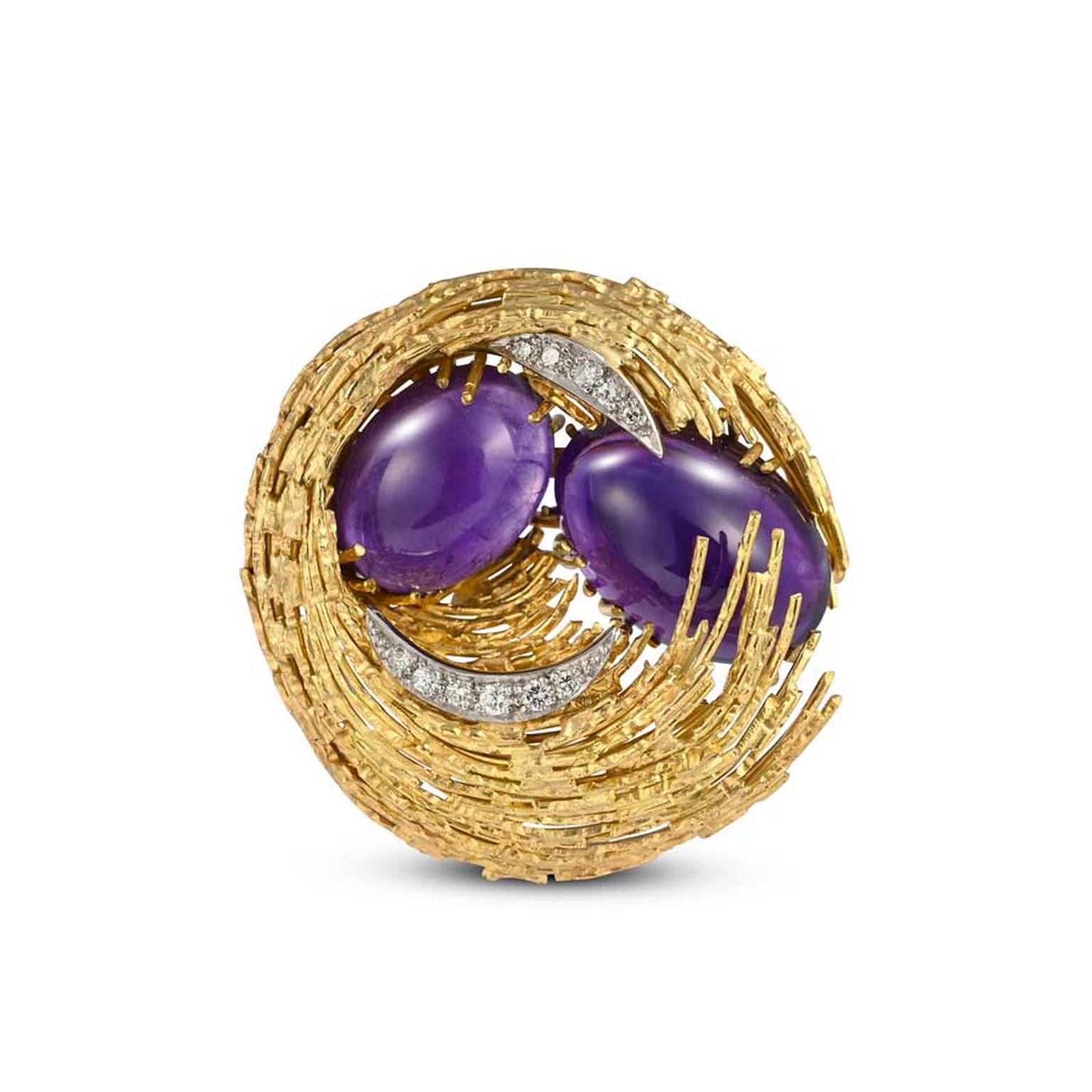 Andrew Grima birds nest brooch