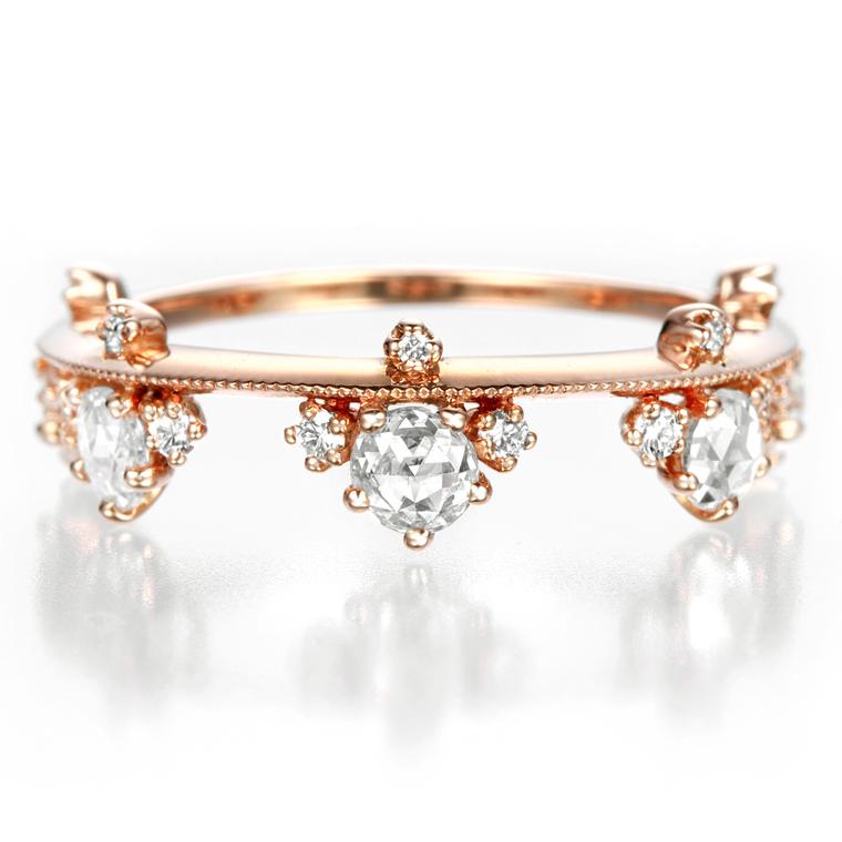 Kataoka Diamond Crown engagement ring