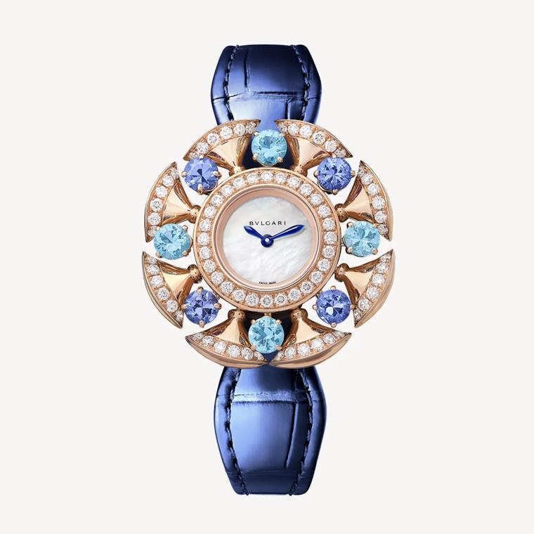 Divas Dream topaz and tanzanite watch by Bulgari