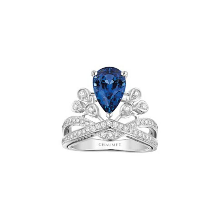Chaumet Joséphine Aigrette Impériale sapphire and diamond ring