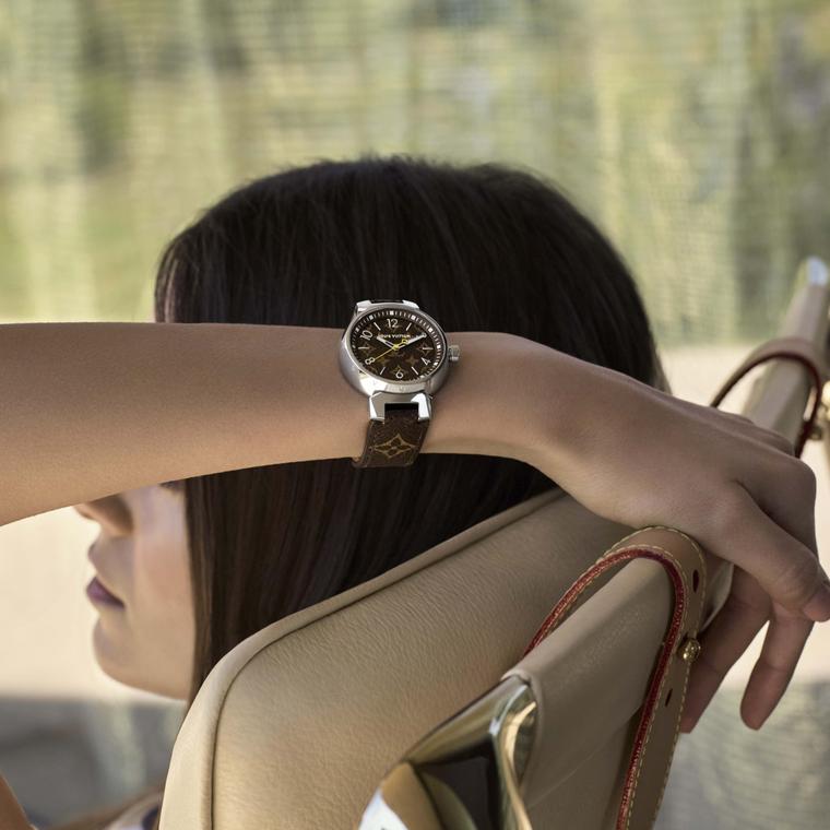 Louis Vuitton Icon Tambour Monogram watch