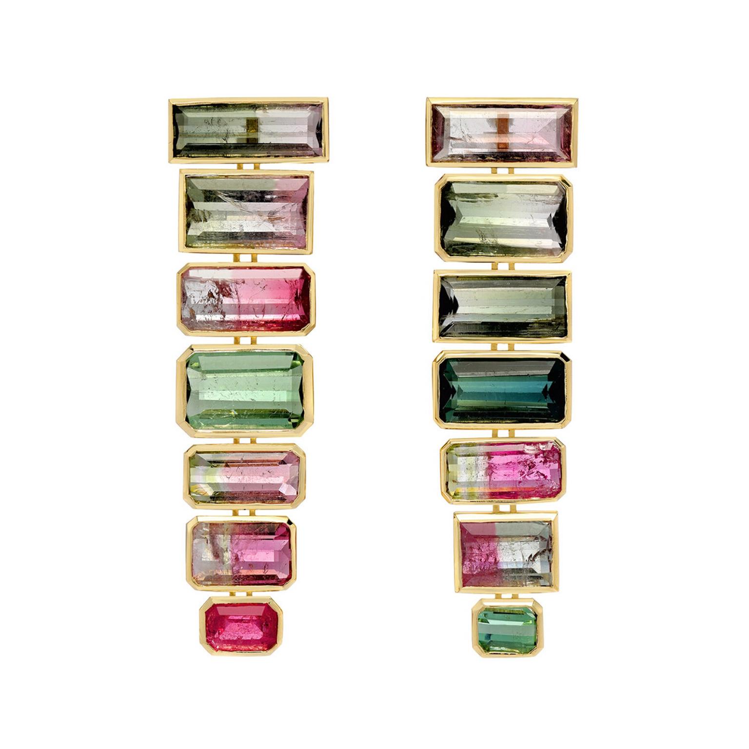 Retrouvai Gypsie tourmaline earrings