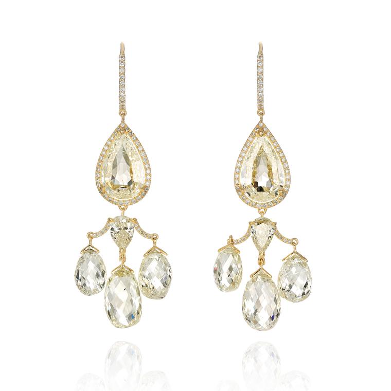 Chopard earrings worn by Léa Seydoux