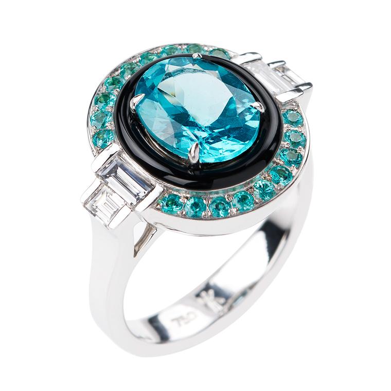 Yesterday collection apatite ring