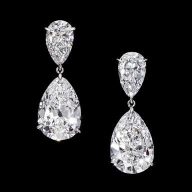 Pear-cut diamond earrings | Jahan | The Jewellery Editor