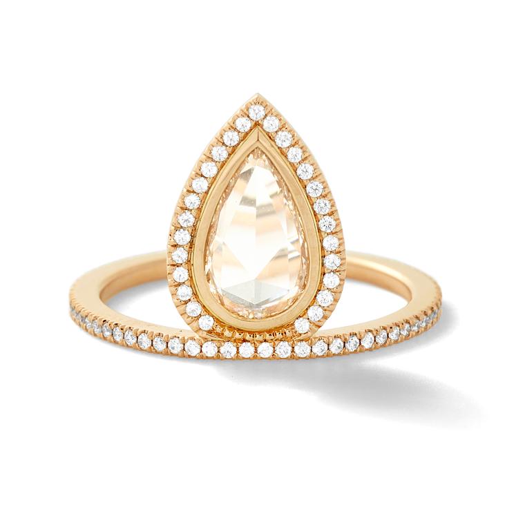 Gatsby diamond ring in gold 