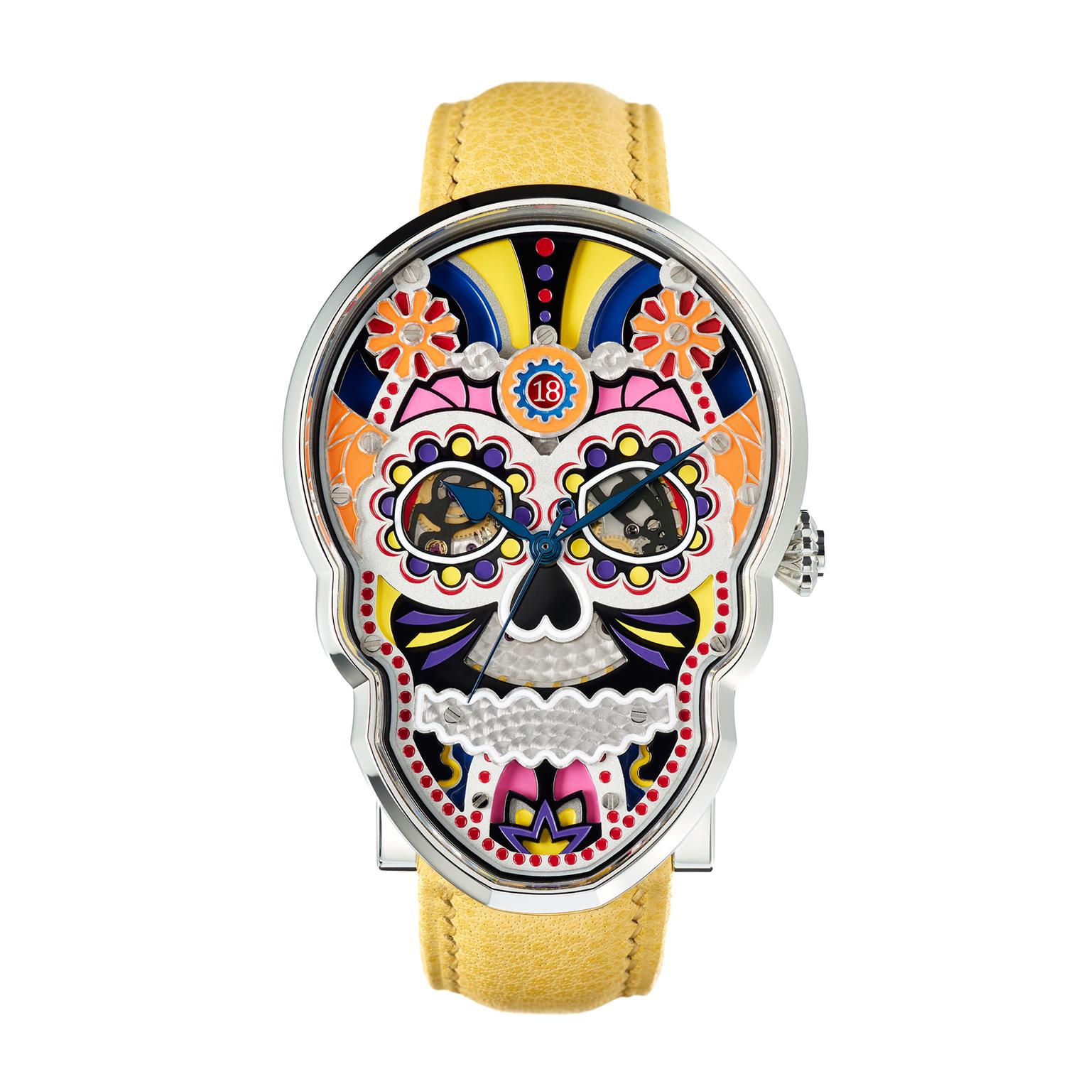 Fiona Kruger Celebration Skull watch