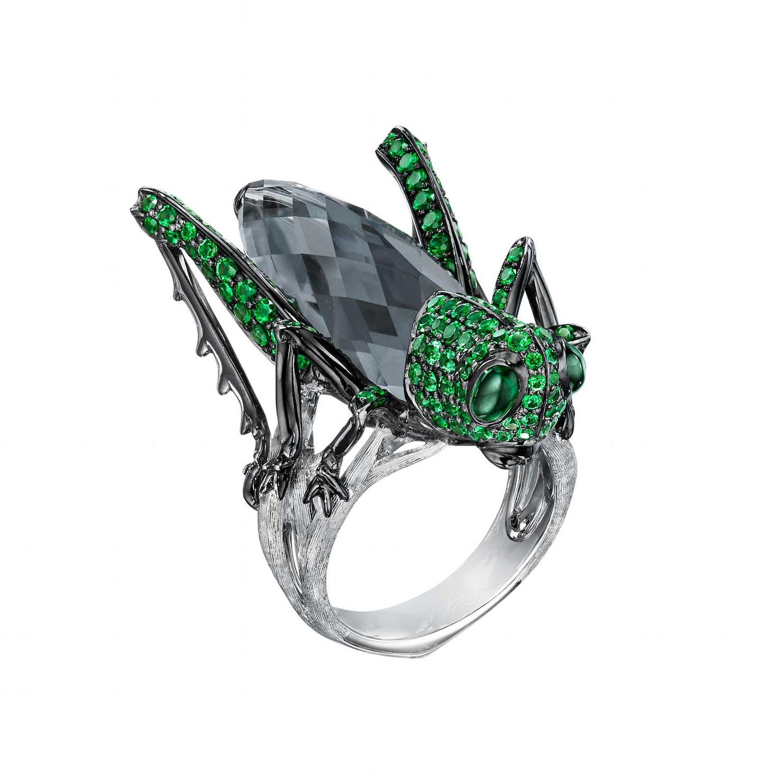 Stephen Webster Fly by Night Grasshopper ring