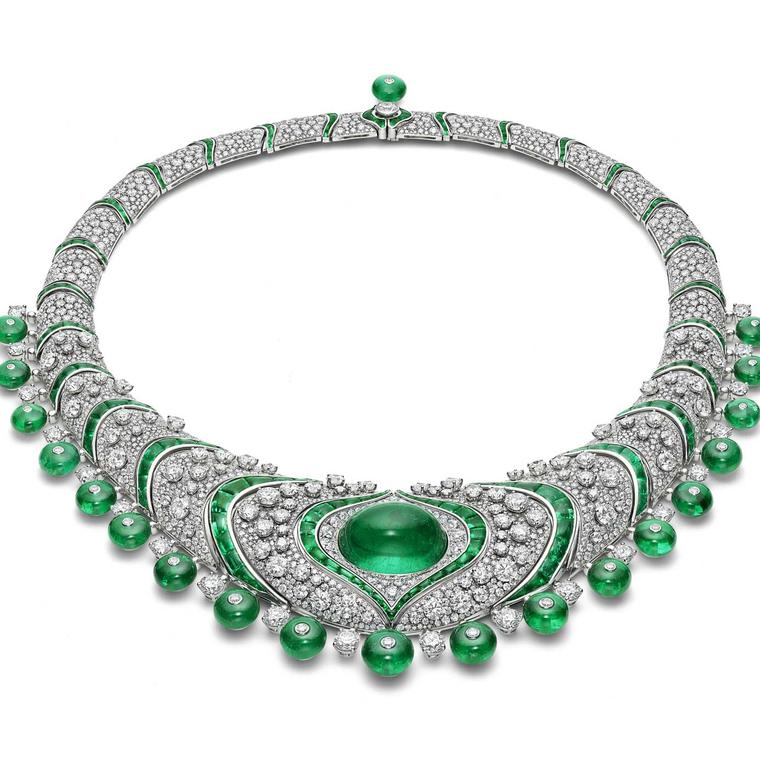 Bulgari Emerald Lotus necklace Bulgari Mediterranea