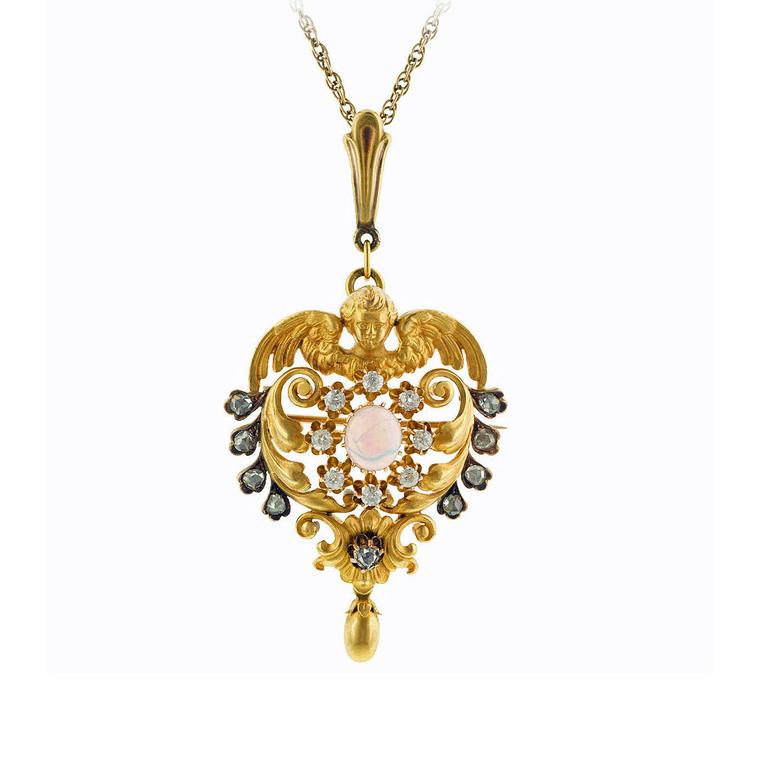 Doyle & Doyle opal pendant necklace