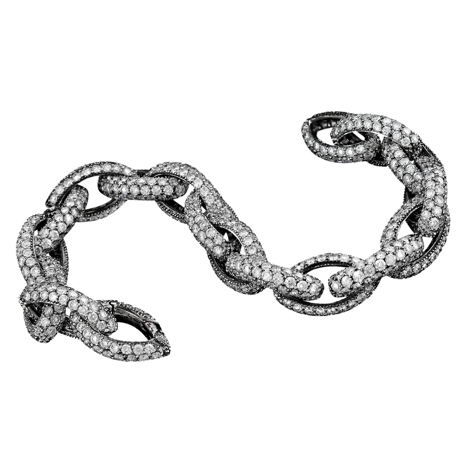 Avakian diamond Links bracelet