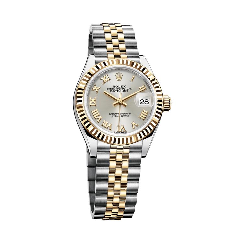 Oyster Perpetual Lady-Datejust 28mm watch in Yellow Rolesor