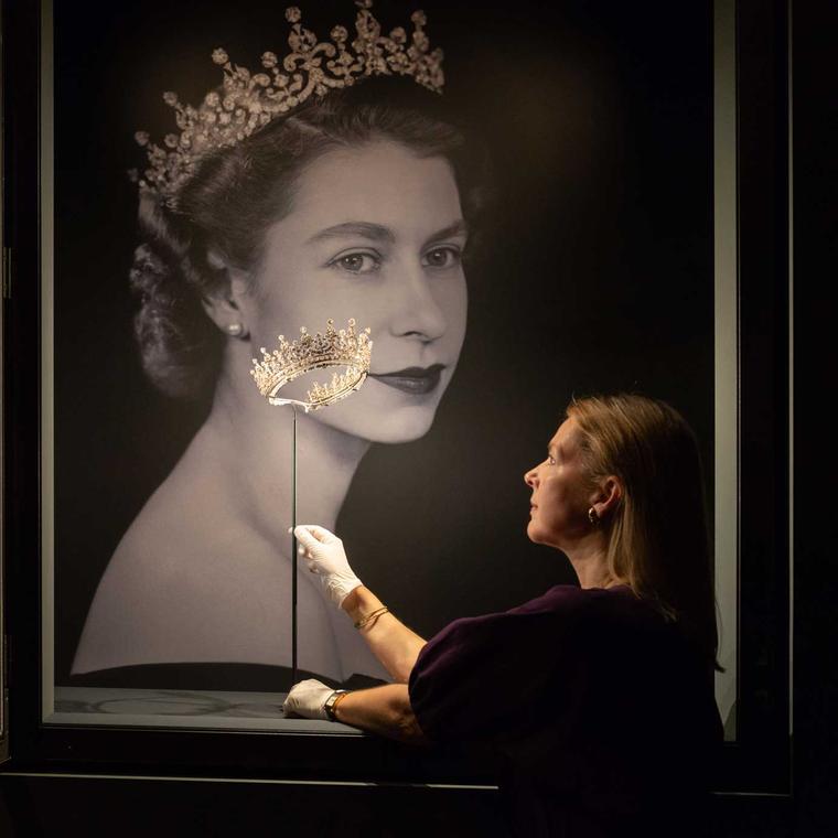 The Queen’s Accession jewels on show at Buckingham Palace