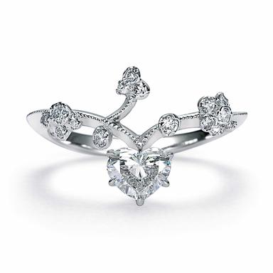 Bleeding Heart diamond engagement ring | Kataoka | The Jewellery Editor