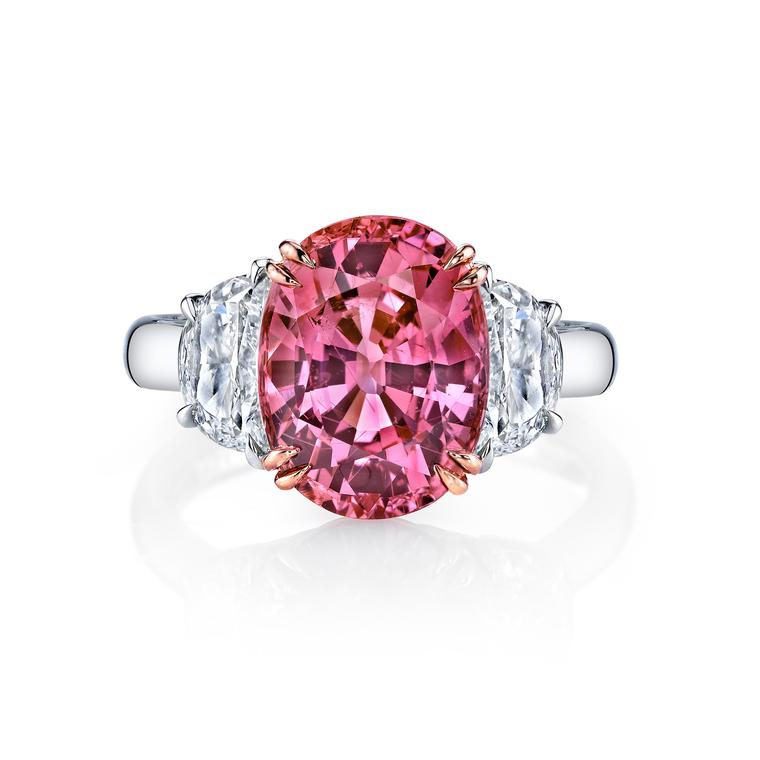 Omi Privé padparadscha ring