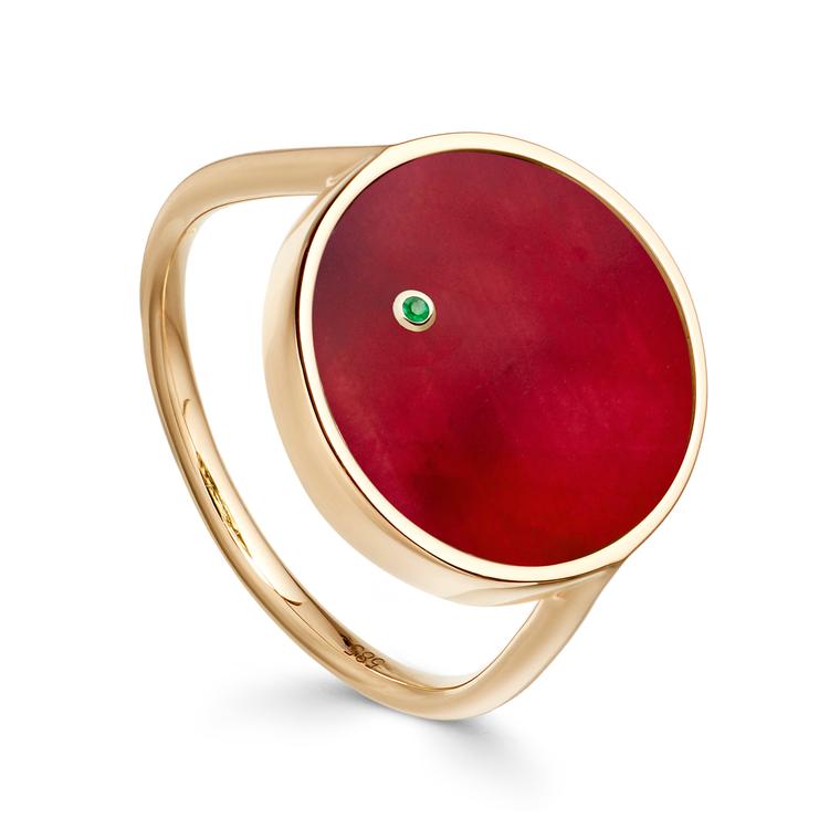 Astley Clarke Astronomy Mars ruby ring