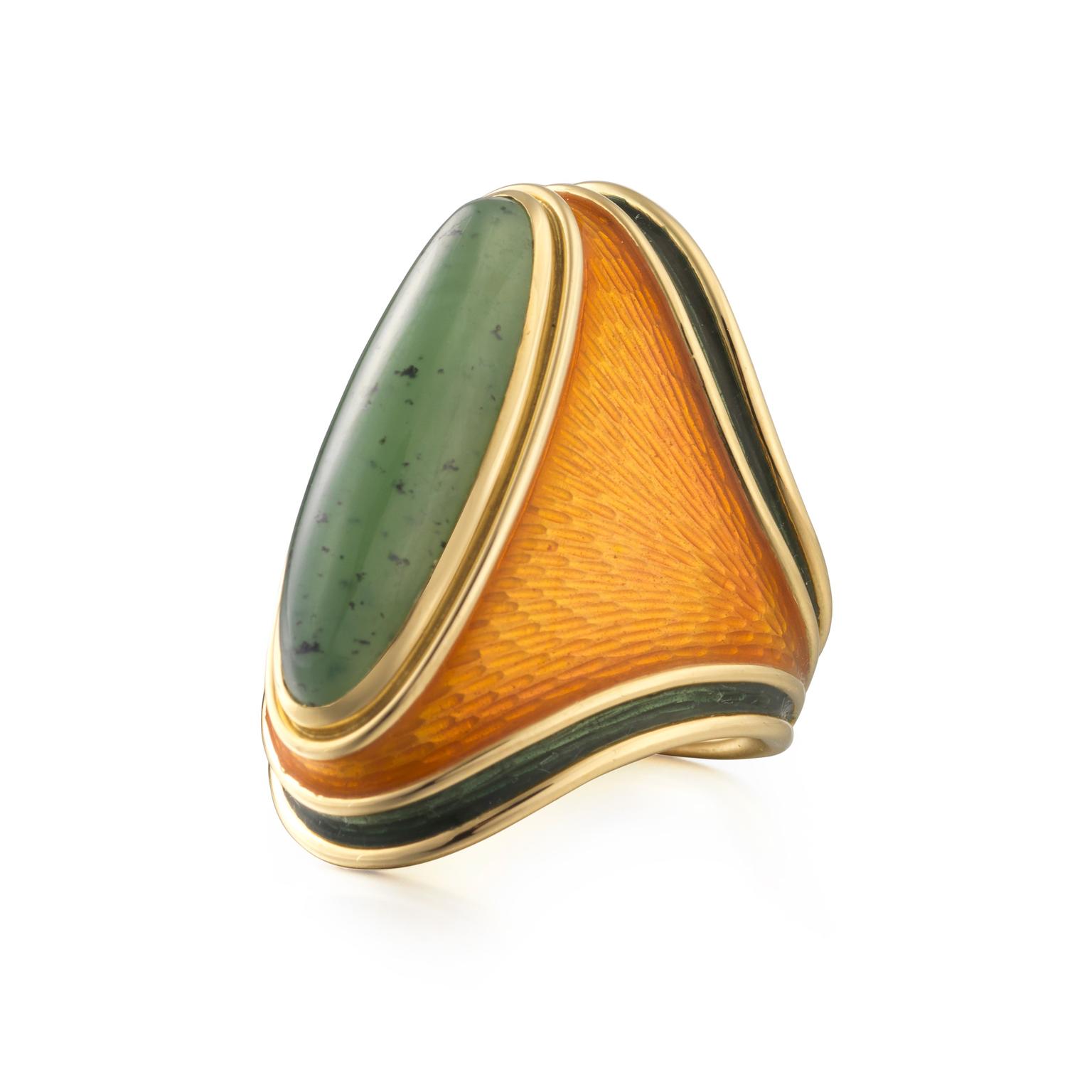 De Vroomen jade ring