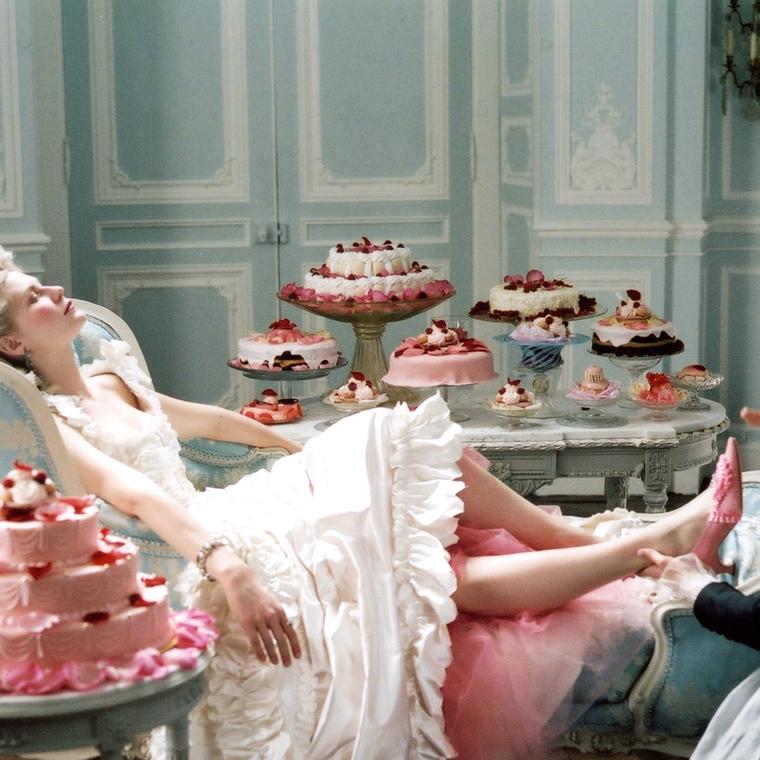 Film still from Soffia Coppola's Marie Antoinette. Photo courtesy of I WANT CANDY LLC. and Zoetrope Corp