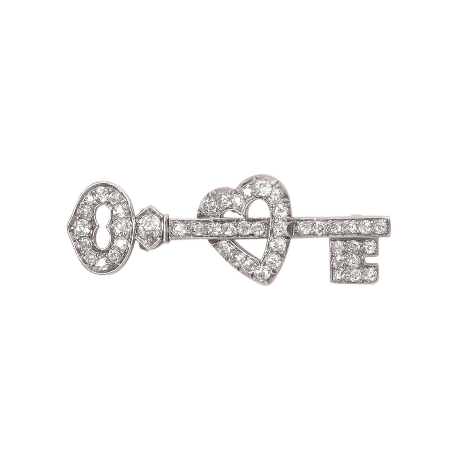 Kunsthandel Inez Stodel Key to my Heart brooch