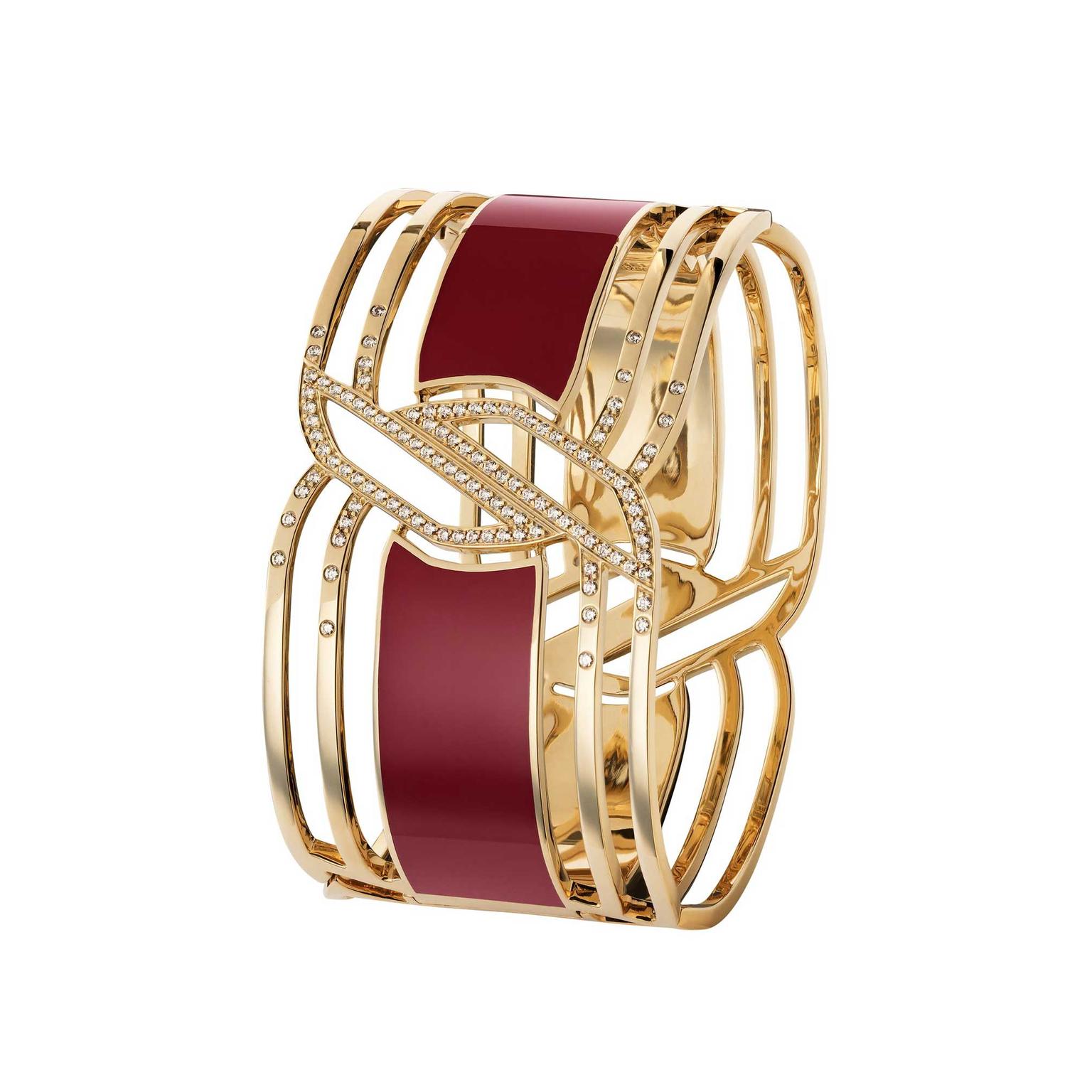 Chanel store red bracelet