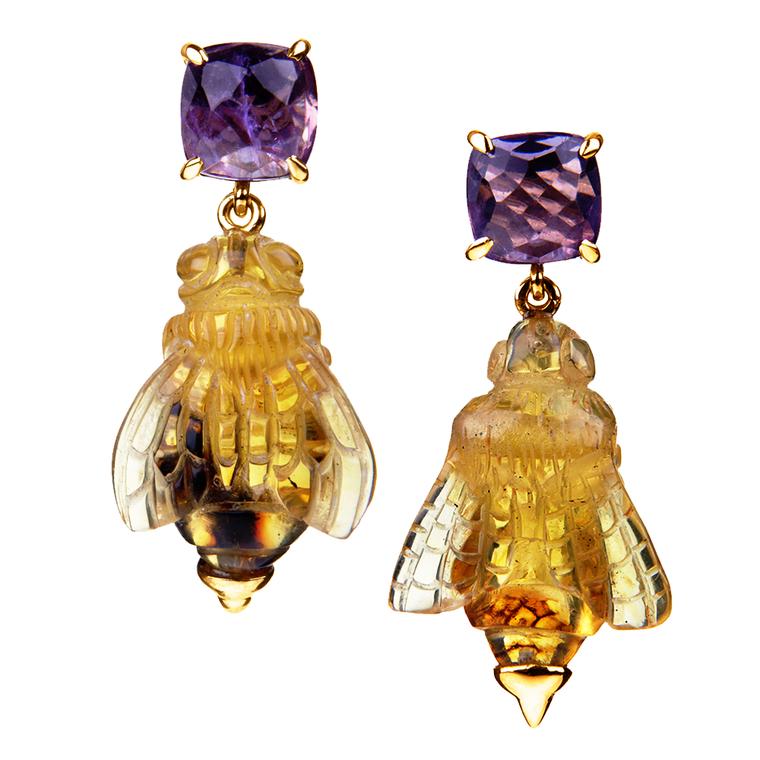 Tessa Packard Fire Wasp earrings