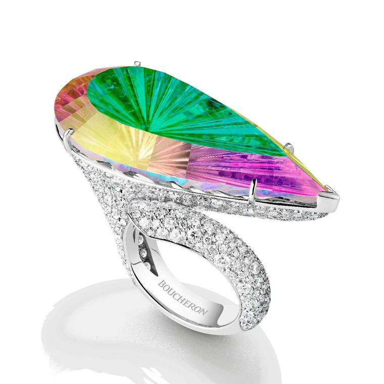 Prisme ring Boucheron Holographique High Jewellery Carte Blanche