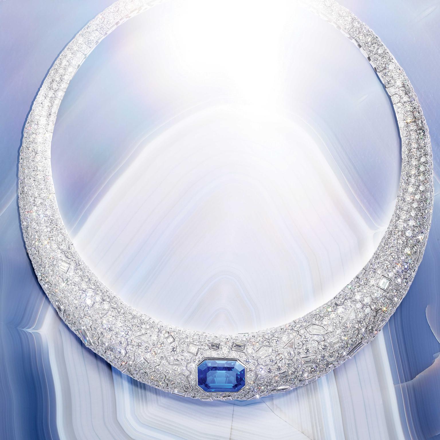 Piaget Sunlight Escape Blue Ice Necklace 