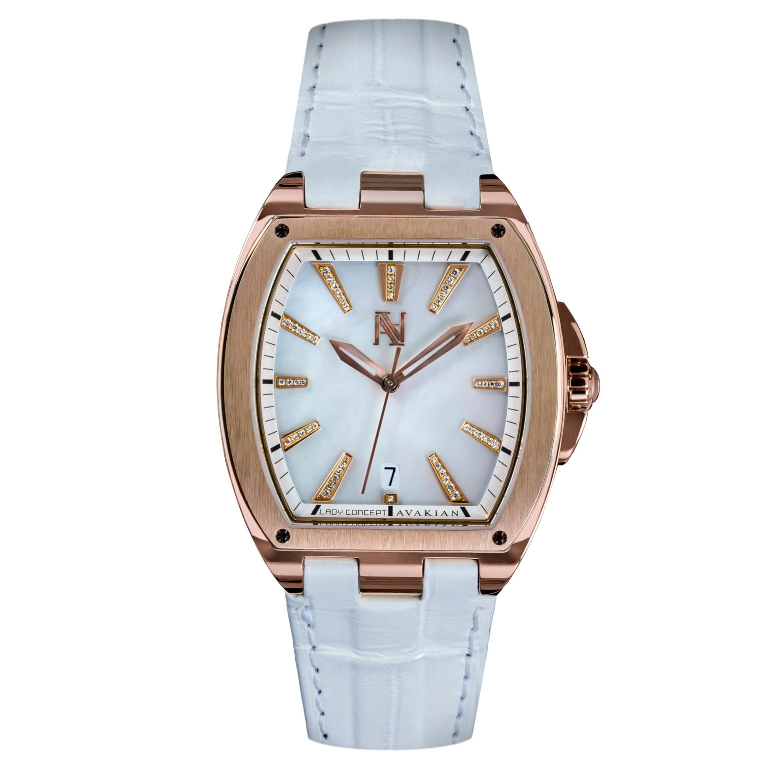 Avakian Lady Concept white watch