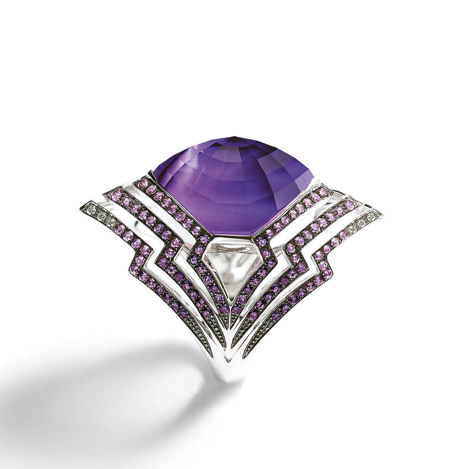 Stephen Webster Lady Stardust amethyst ring