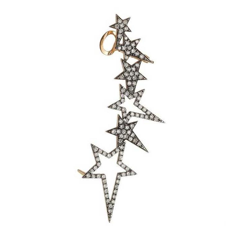 Diane Kordas Star diamond ear cuff