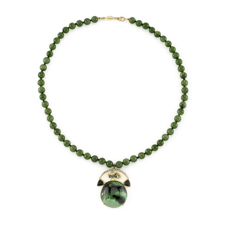 Confucius necklace from Daniela Villegas
