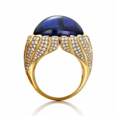 Tanzanite ceramic ring | Doris Hangartner | The Jewellery Editor