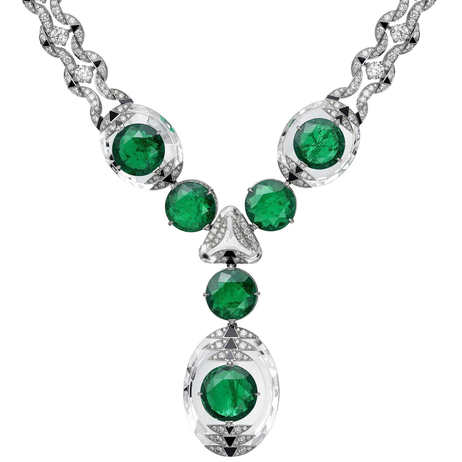 Cartier Magnitude Theia emerald necklace