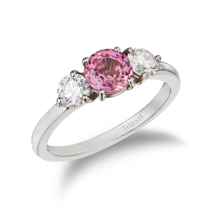 Hirsh London padparadscha ring