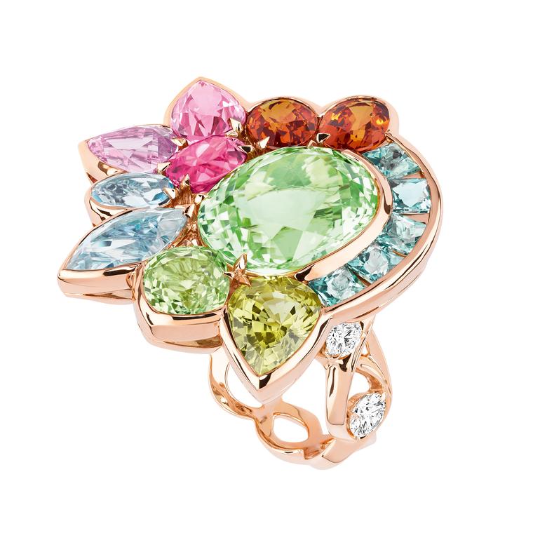 Dior Granville tourmaline verte ring