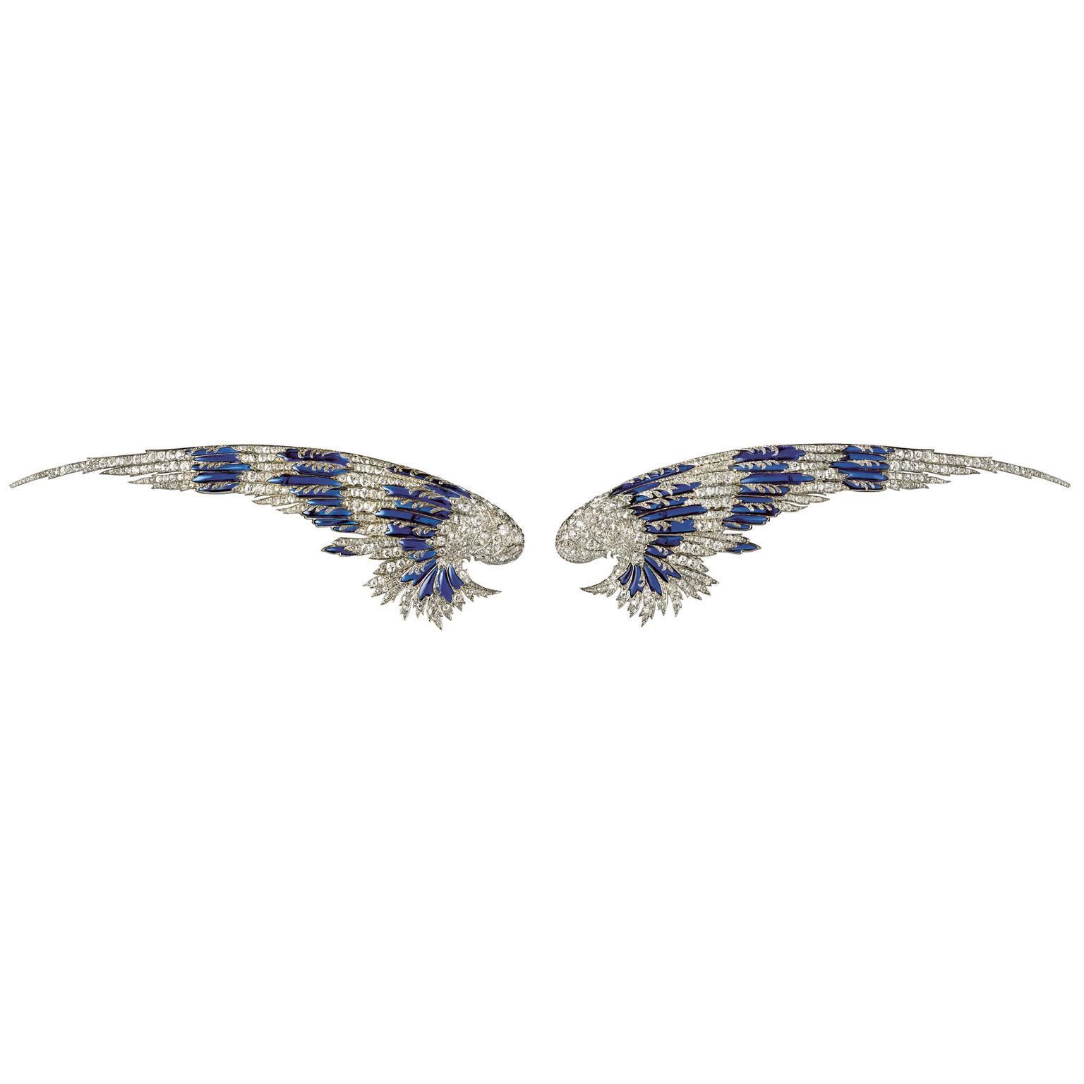 Mrs Payne Whitney's Belle Époque wings by Joseph Chaumet in 1910