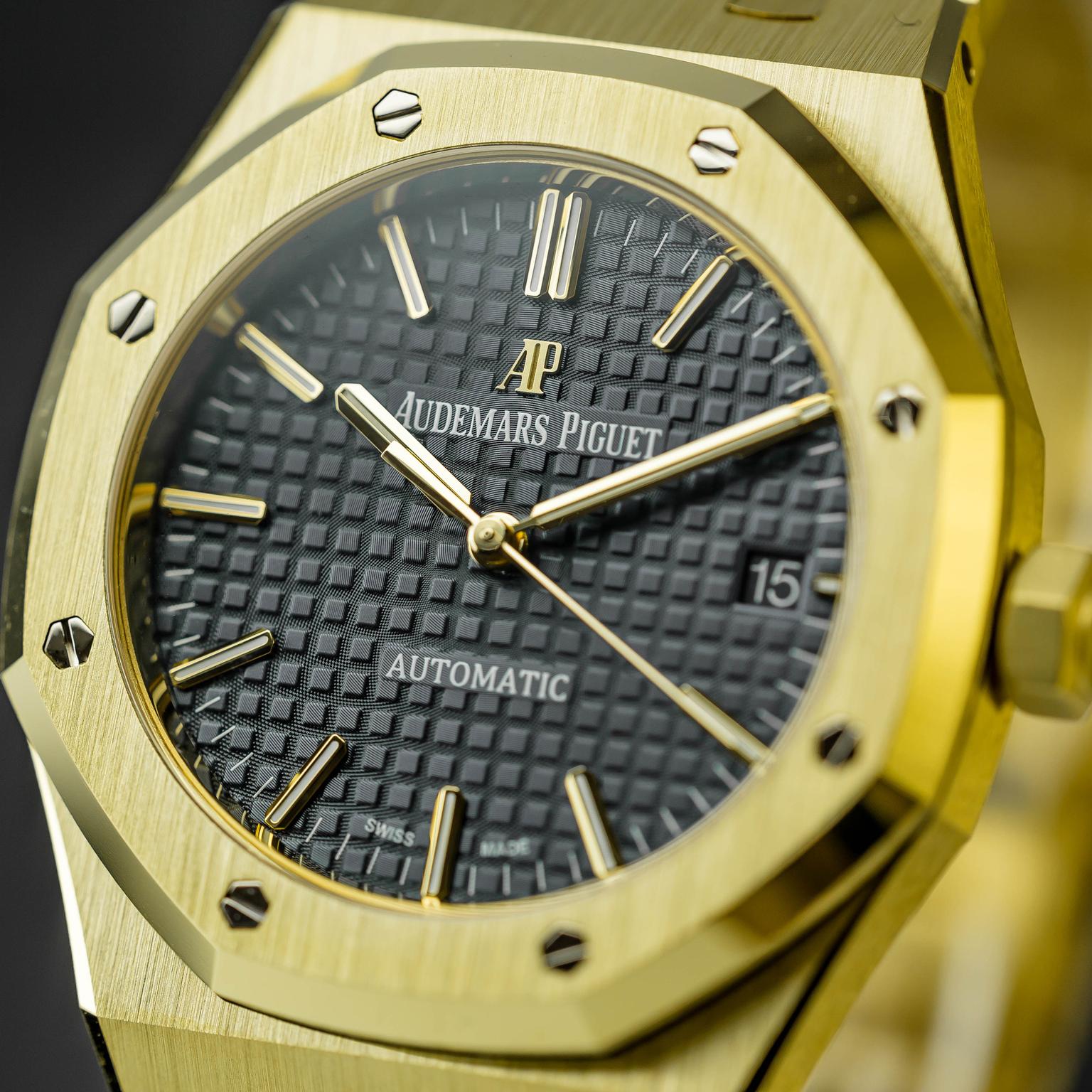 Audemars Piguet Royal Oak watch in yellow gold