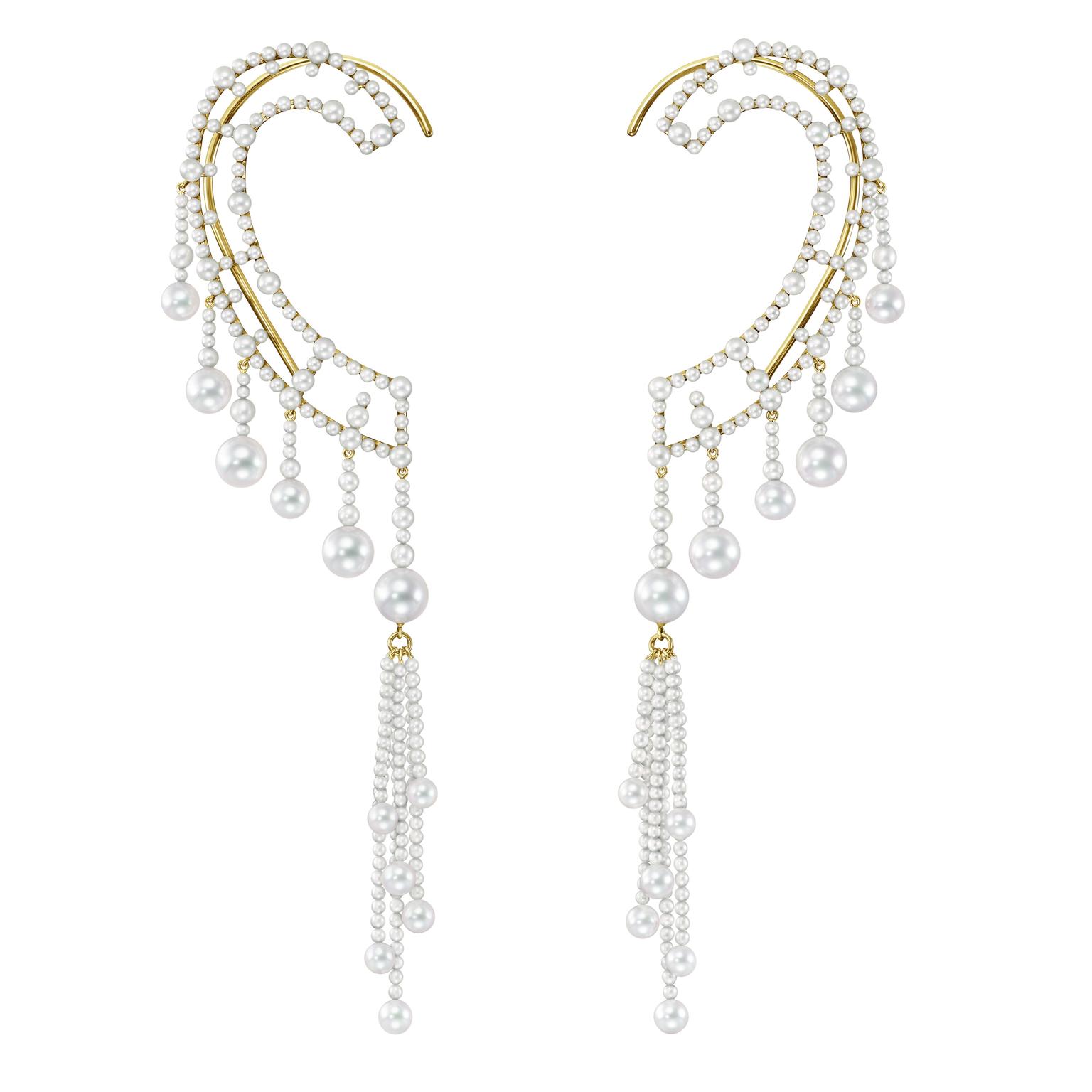 Tasaki Atelier pearl ear cuffs 