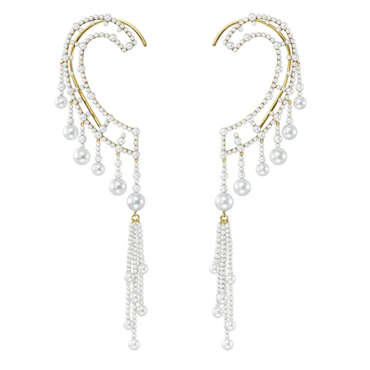 Tasaki Atelier pearl ear cuffs 