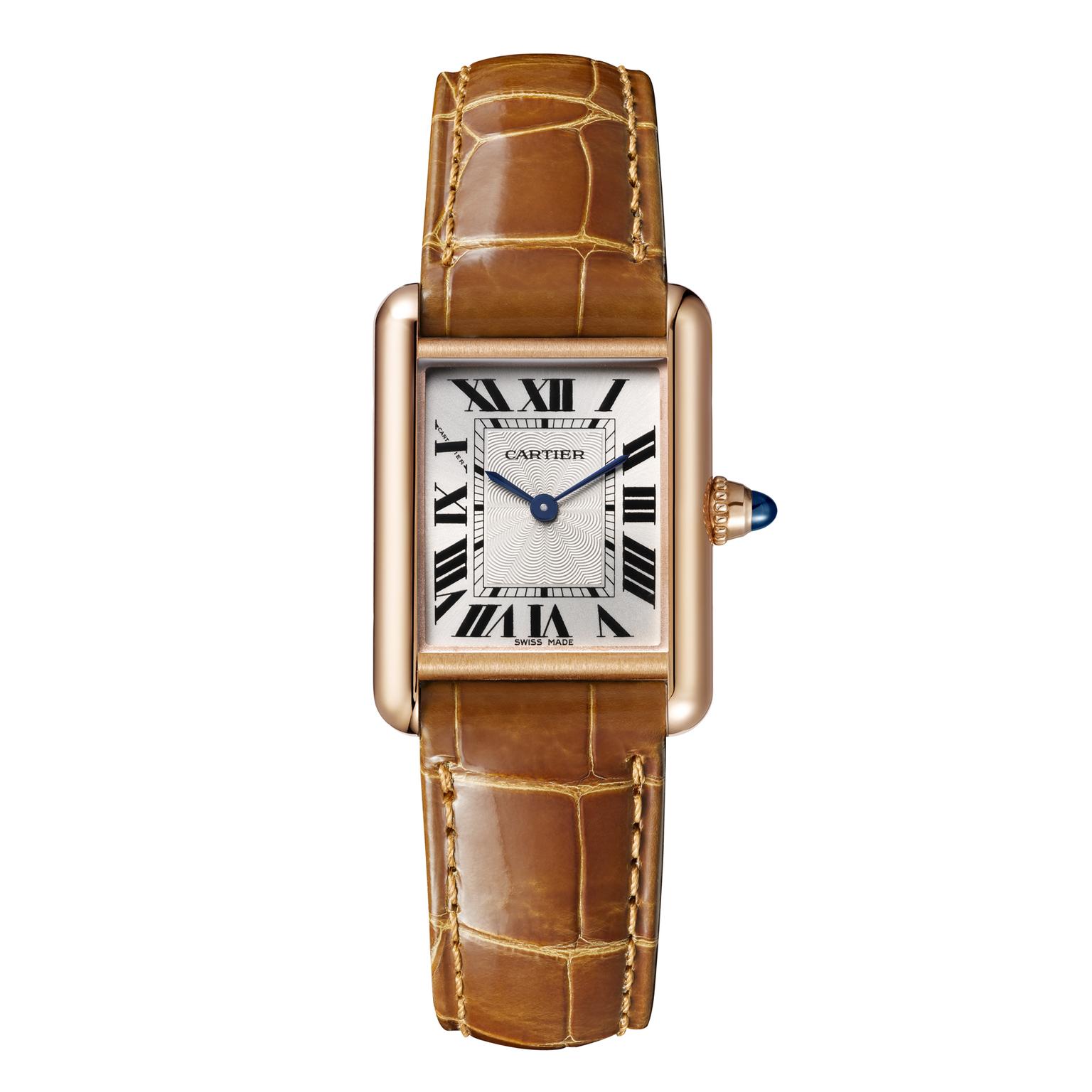 Cartier Tank Louis Cartier small pink gold watch