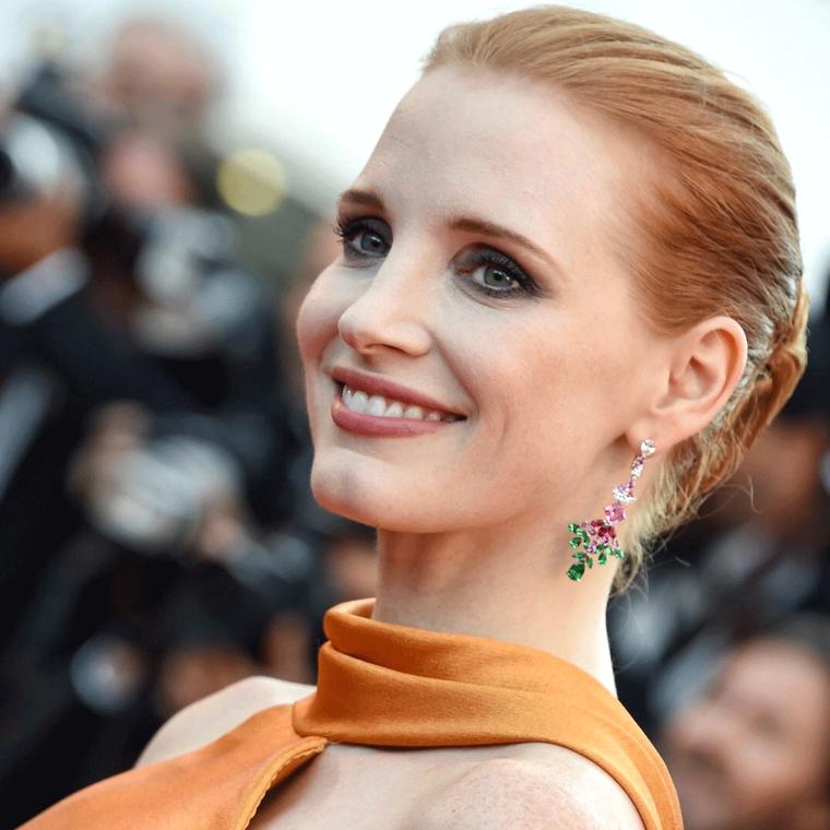 Jessica Chastain Chastain at Cannes 2017 70th Anniversary party