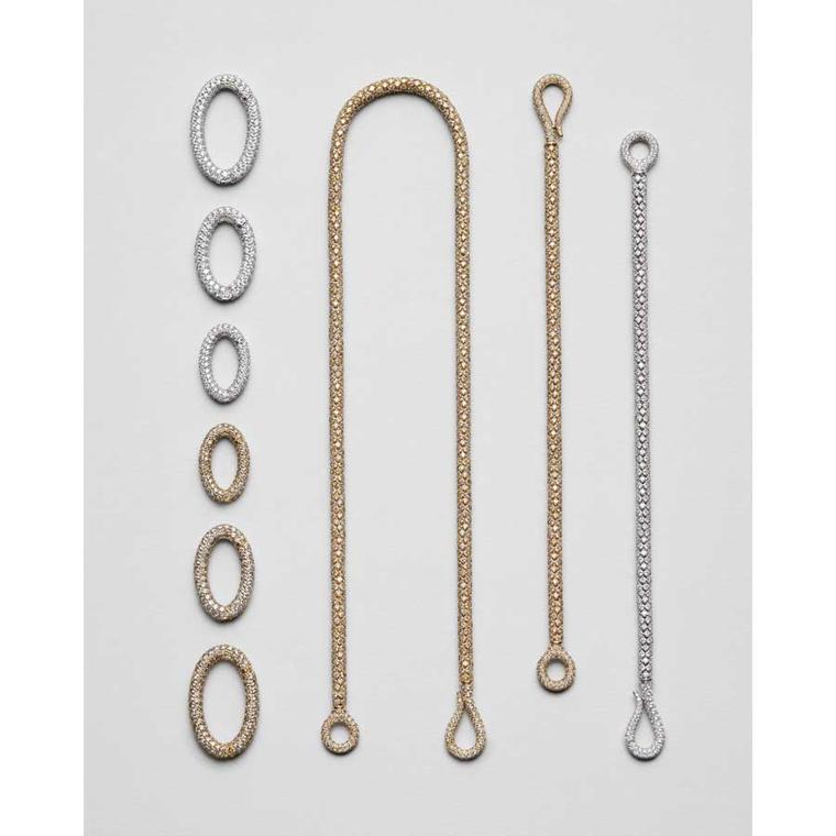 Vescovi Milano Odea Elettra suite diamond and platinum components